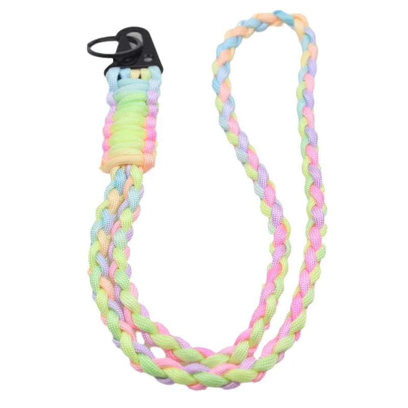 Best-Selling Lanyard - Braided Paracord Neck Lanyard, Phone & Keychain with 7-Strand Braided Paracord for Outdoor Camping