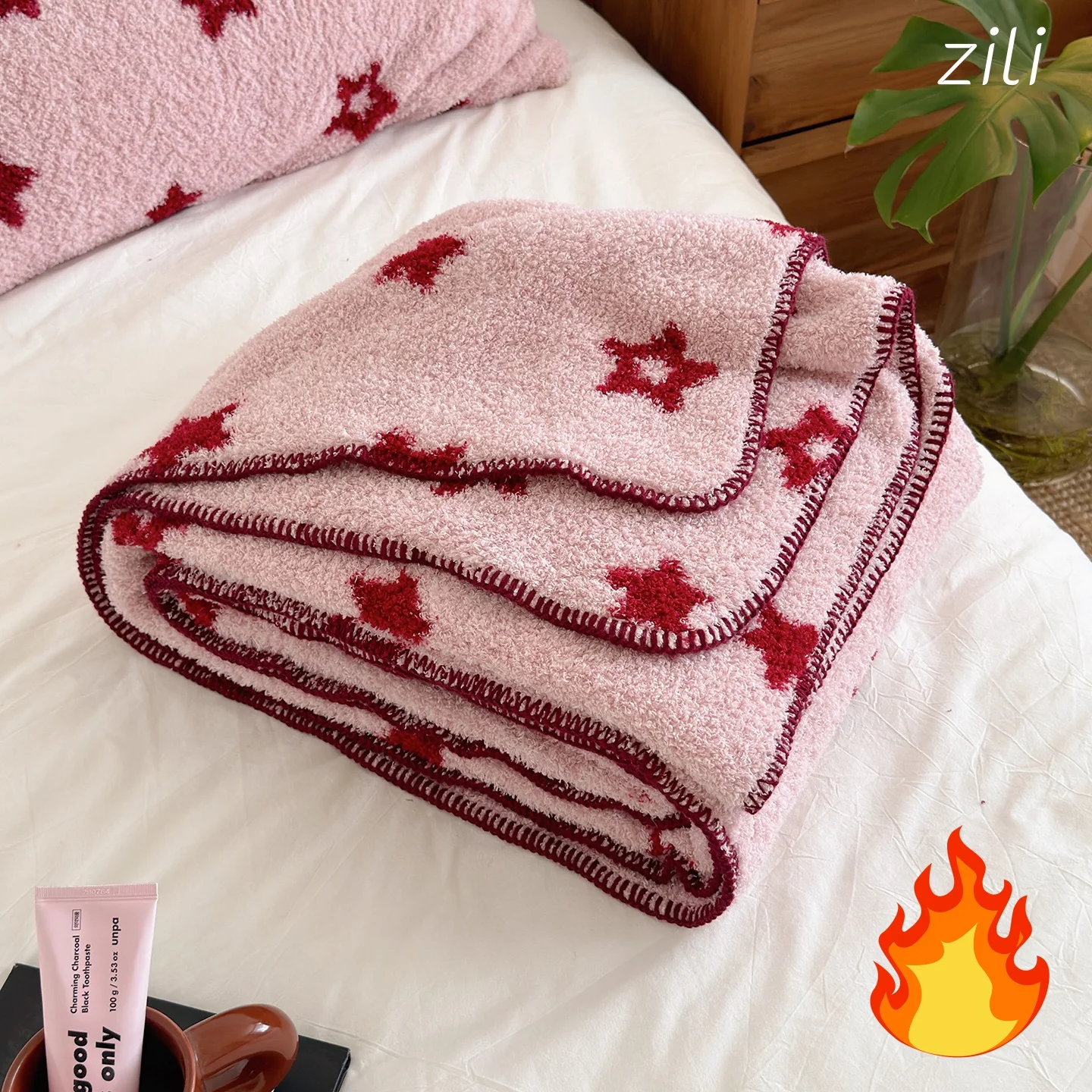 Soft Fluffy Milk Velvet Fleece Blanket Coral Fleece Office Nap Couch Cover Girl Bedroom Warmth Polyester Fiber Universal Use