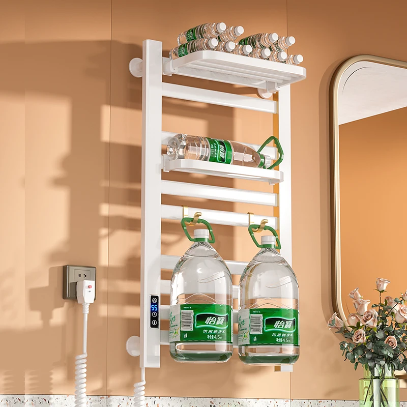 Desain Minimalis Modern Dipasang Di Dinding Radiator Listrik Pengering Handuk Mandi Listrik Dipanaskan Handuk Rel Ayunan Dipanaskan Rak Handuk