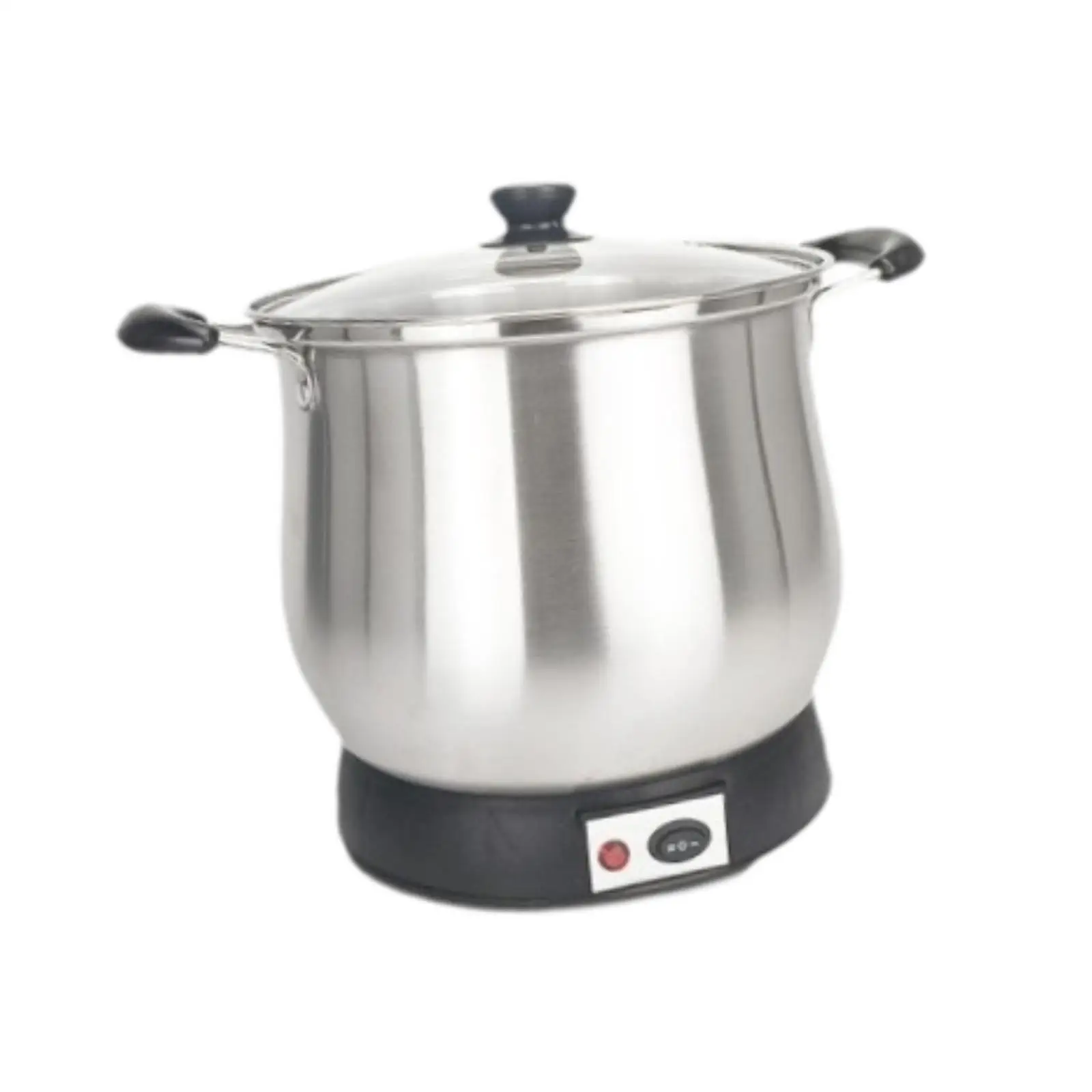 Stainless Steel Stockpot Electric Pot with Lid Soup Pot 7L Nonstick Simmering Pot for Thai Sticky Rice Pasta Soups Seafood Meals