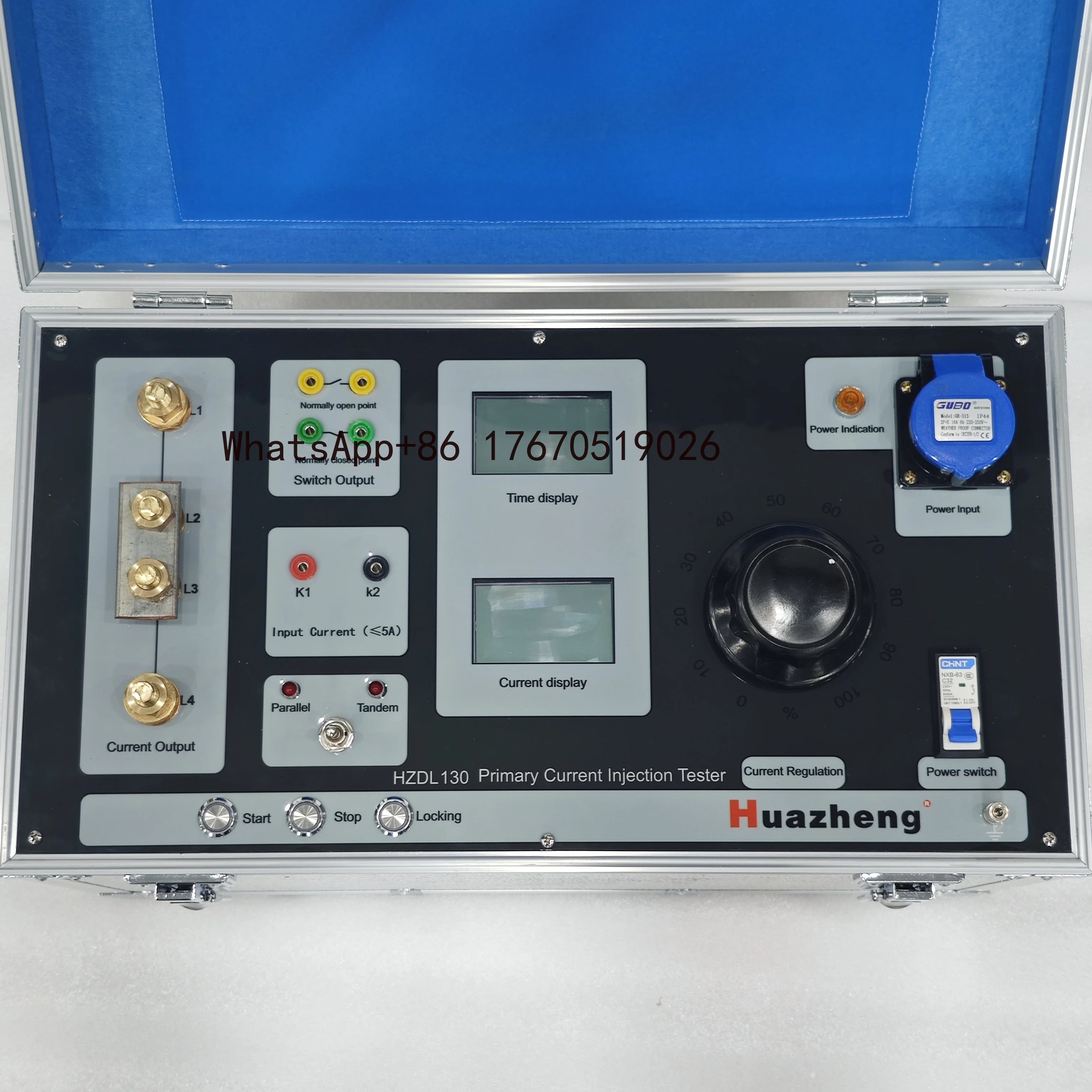 HZDL130 Single Phase High Voltage Primary Current Injector Test Set Primary Test Systems 1000A