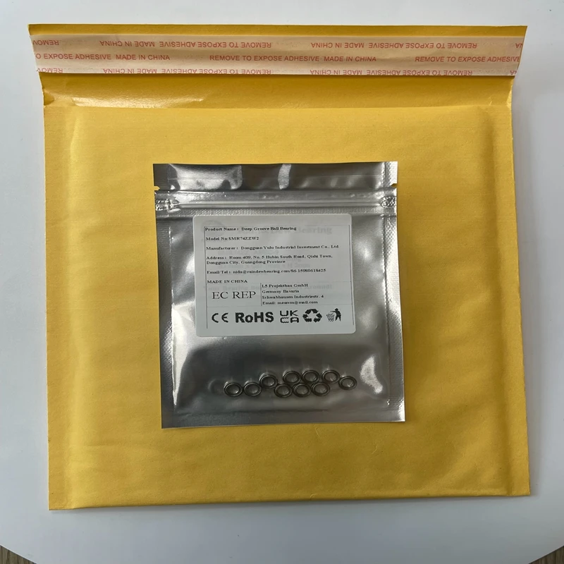 

10PCS SMR74ZZW2 4X7X2 mm Bearing ABEC-7 Stainless Steel Ball Bearing Miniature MR74ZZ