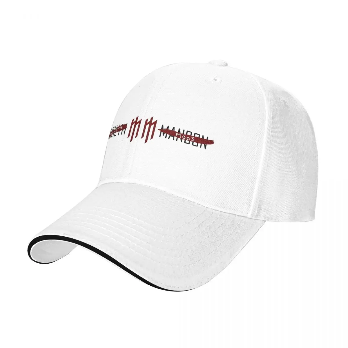 Marilyn Manson Logo Caps For Unisex Stylish Baseball Cap Singer Album Trucker Hat Travel Headewear