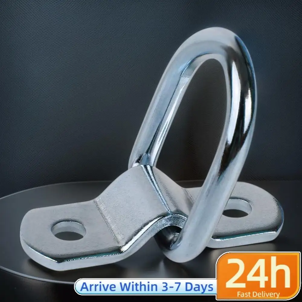 

Комплект из 4-х сверхпрочных D-образных кольцевых креплений 3/8 дюйма, 2400 фунтов, для крепления грузов на кузовах грузовиков, прицепах, автодомах, кемперах, для поверхностного монтажа