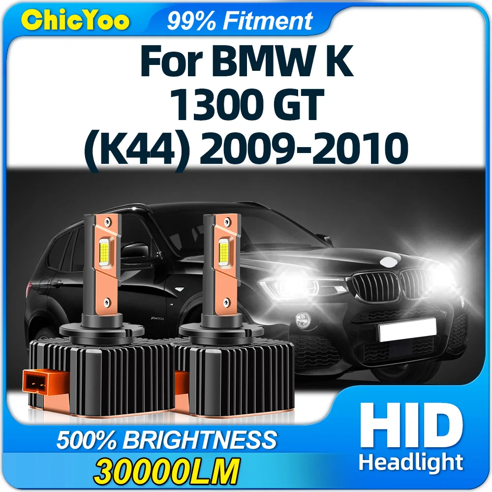 

2PCS D1R Canbus LED Headlight Bulbs 30000LM HID Xenon Headlamps 6000K White Plug&Play For BMW K 1300 GT (K44) 2009 2010