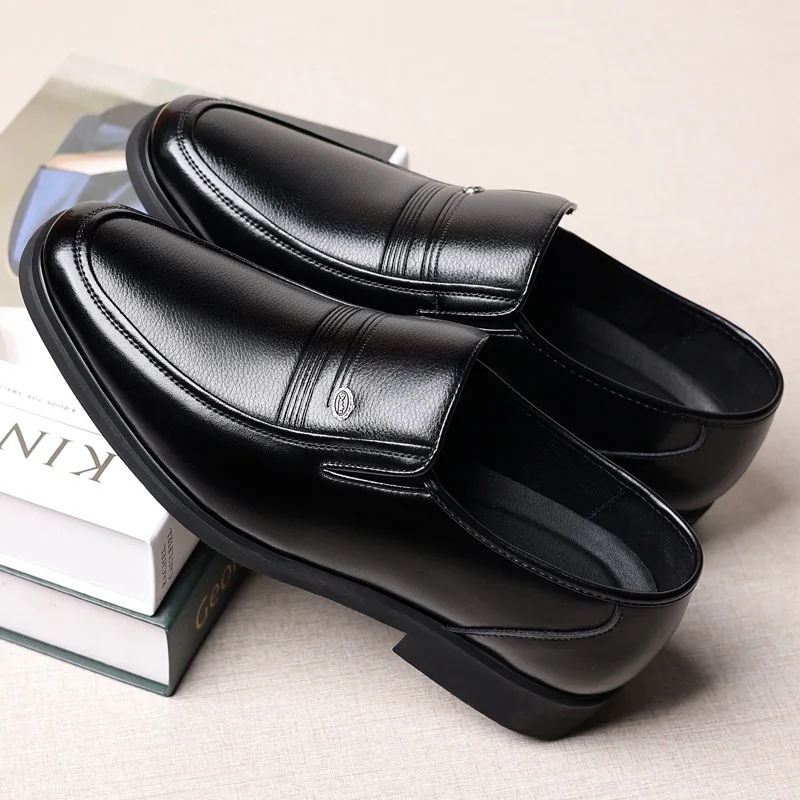 men's-busin-casual-oes-large-size-middle-aged-dad-slip-on-loers-round-toe-rubber-outsole-pu-leather-comfortable-ox