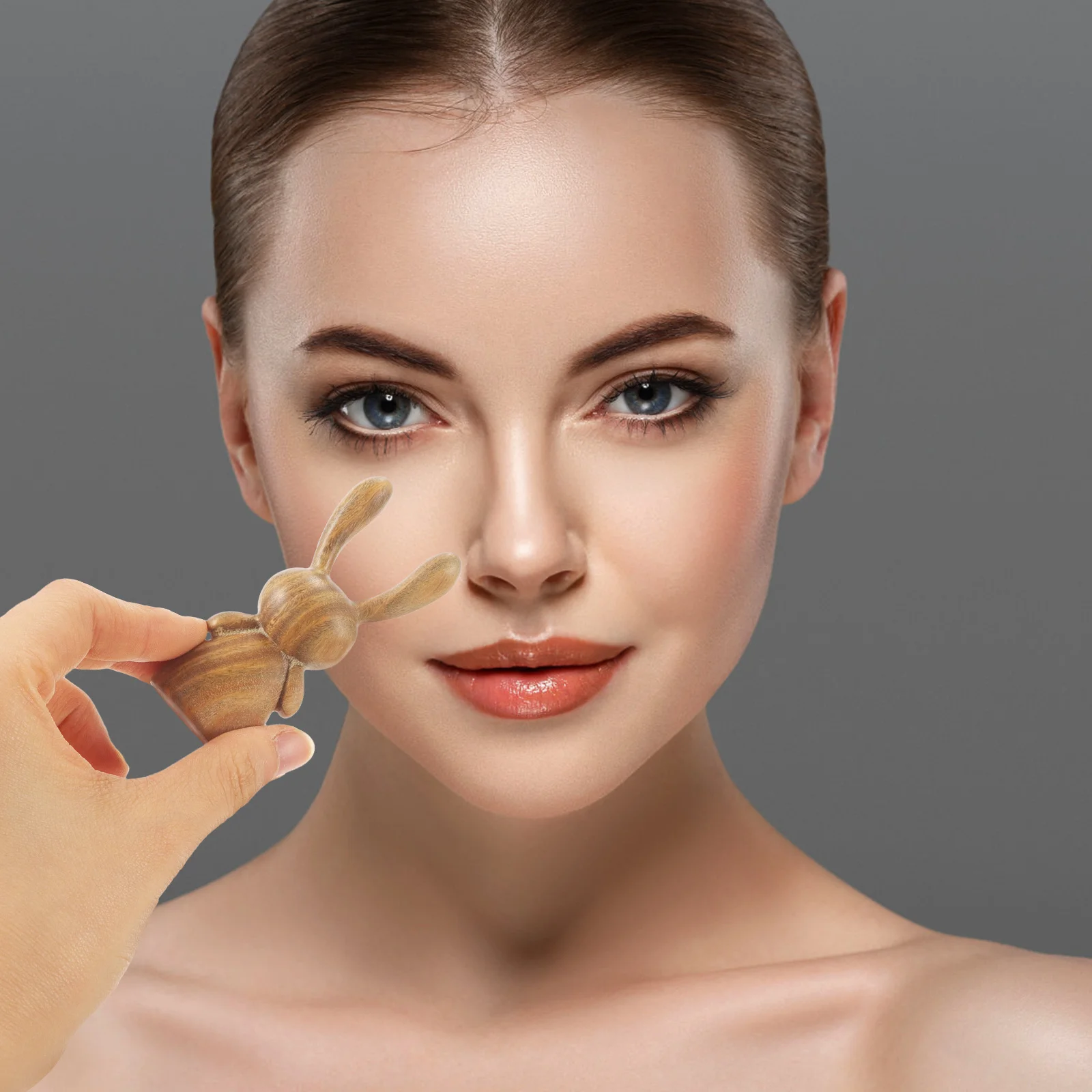 

Nose Scraper Wooden Durable Easy Hold Face Acupoint Massager Nose Beauty Tool for Skin Nourishing Wrinkle Reducing