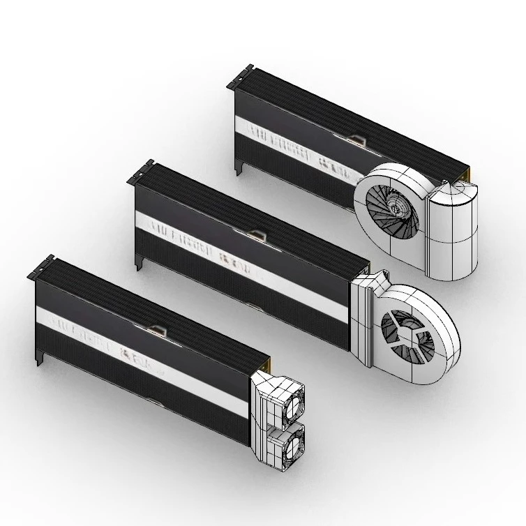 Calculation Card External Violent/Turbo Fan Active Cooler for AMD 9300X2