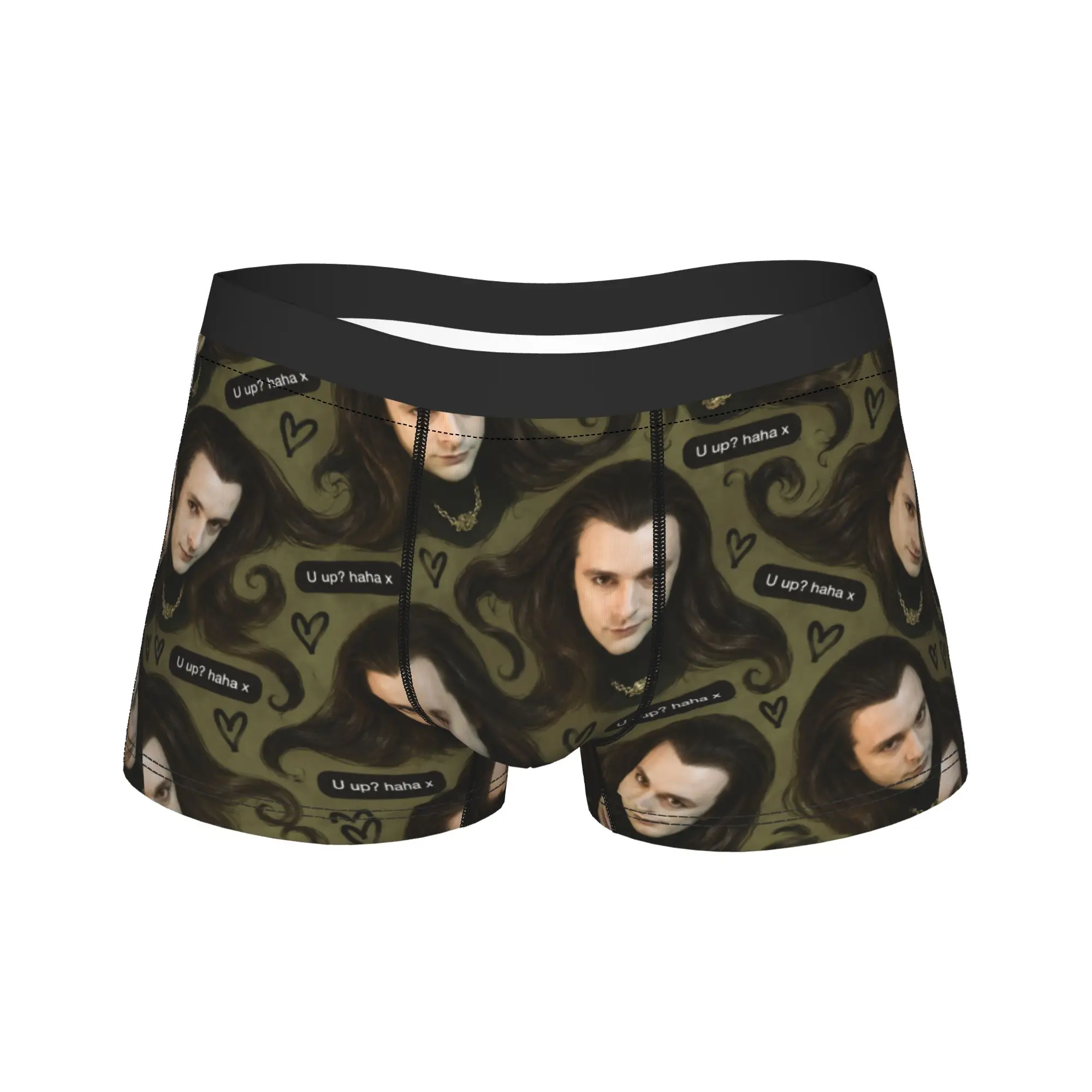 Meme Aro Vampire Twilight Trunk  Pouch Underwear Quality Design Boxer Brief Elastic Males Underpants Plus Size 2XL