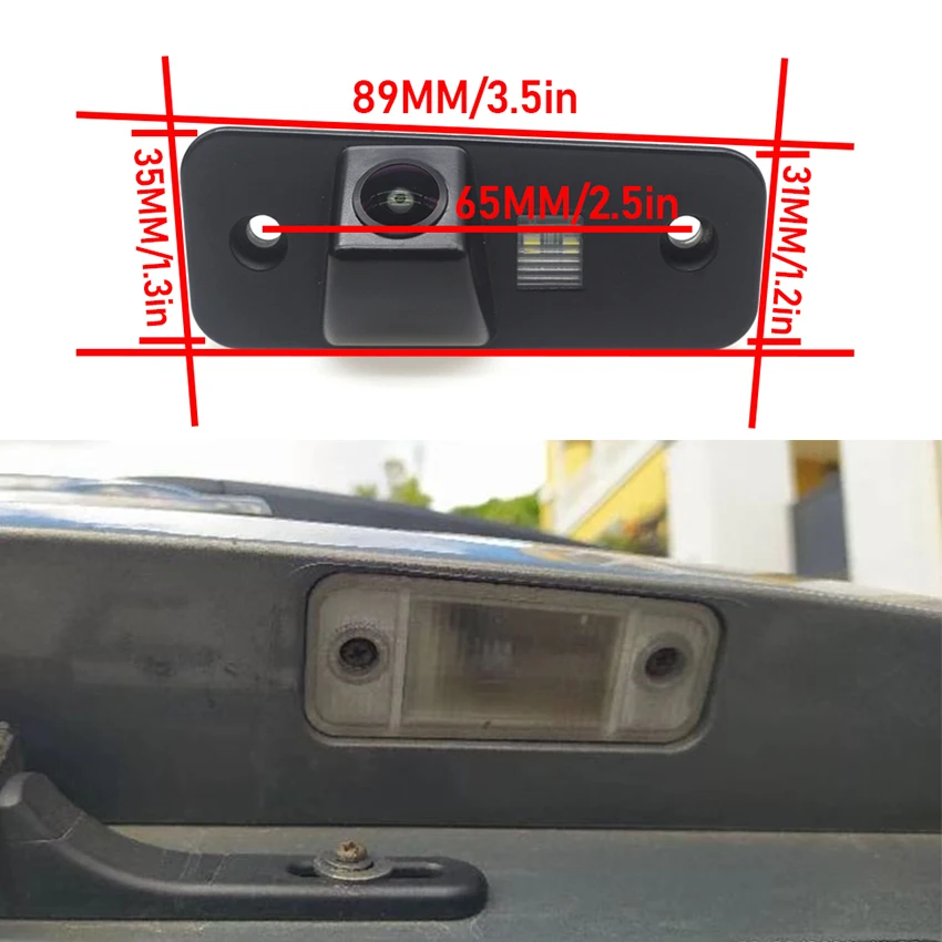 Car Reversing image Camera For Hyundai Santa Fe 2006 2007 2008 2009 2010 2011 2012 Night Vision HD Rear View Camera Waterproof