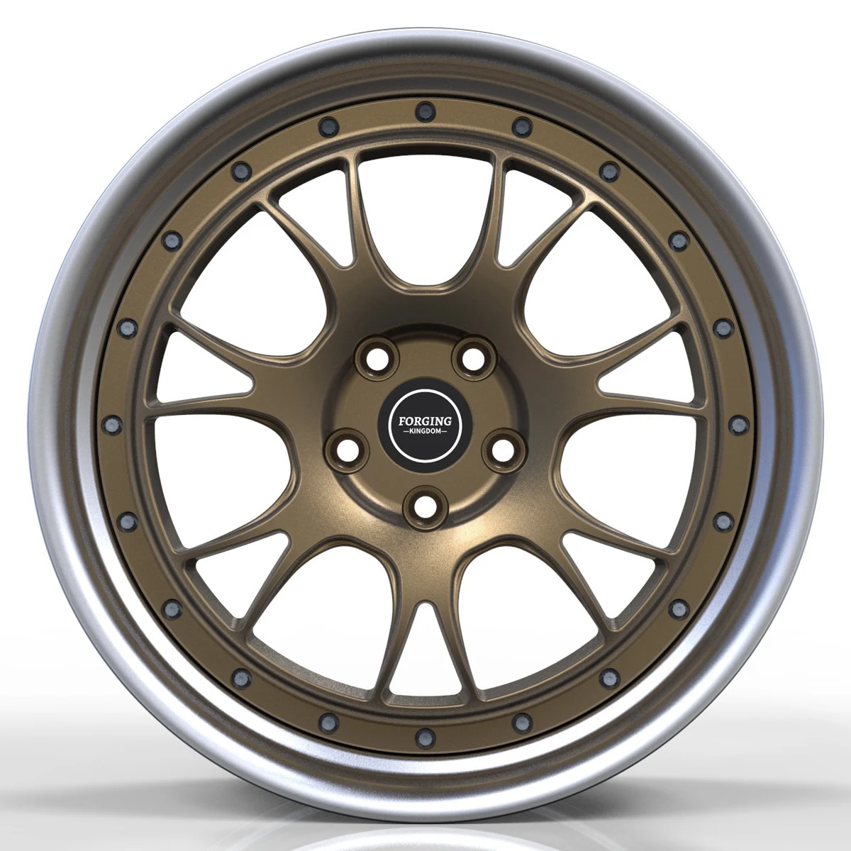 

New forged double-piece aluminum alloy car wheel hubs, sizes 17-26 5*112, 5*114.3, 5*120, 5*130, with 35mm ET and 100mm PCD