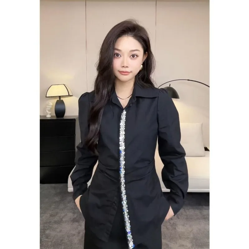 

Spring Shirt Women's Trendy Versatile Design Top Blouses