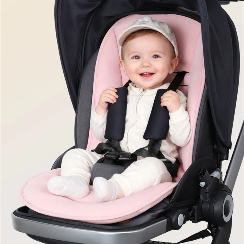 جديد لينة سميكة عربة طفل وسادة مقعد العالمي قابل للتعديل قابل للغسل القطن مزج يدفع باليدين عربة مقعد إدراج بطانة الوسادة