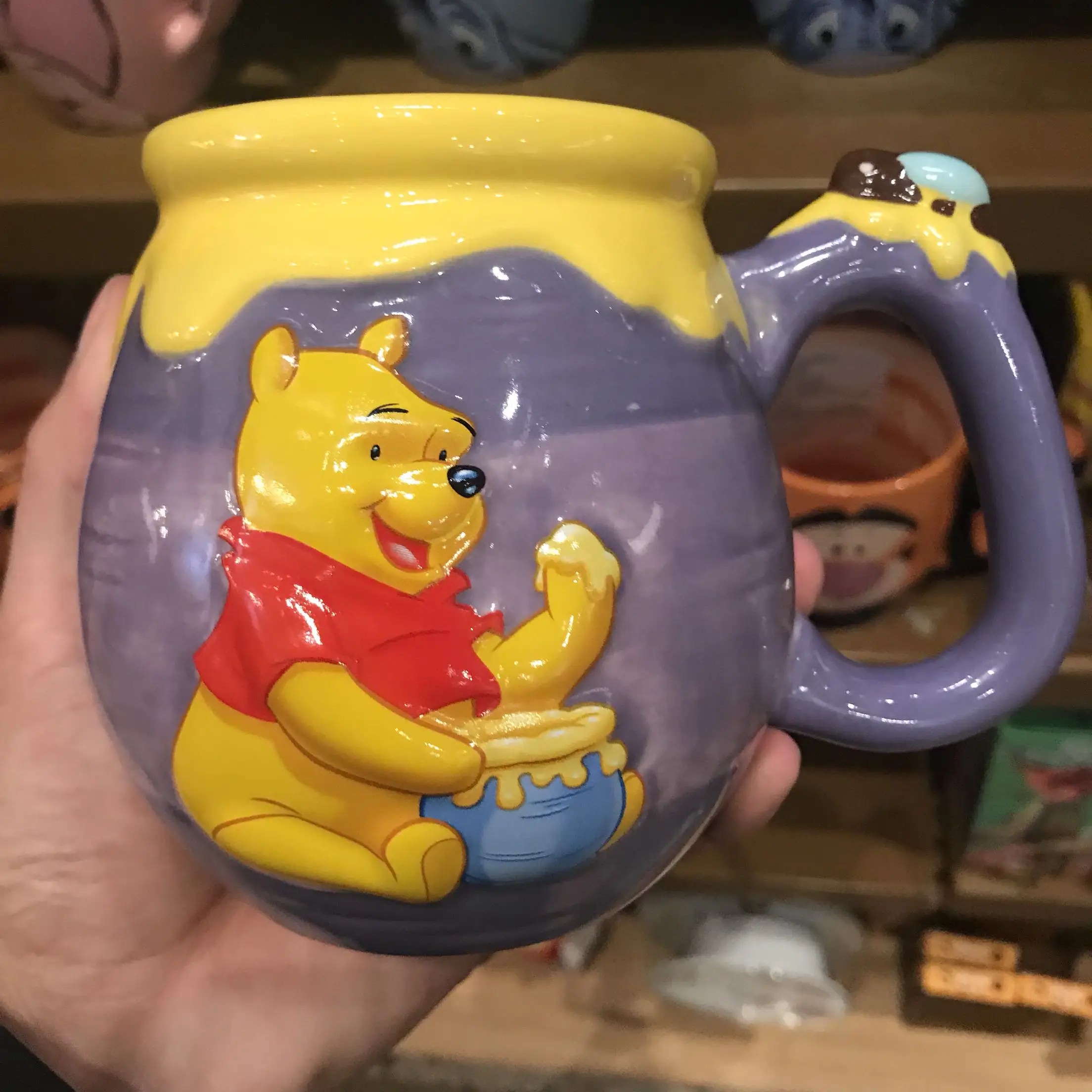 Disney  cute Ceramic Cup Winnie  Drinking Cup Donald Duck Cup