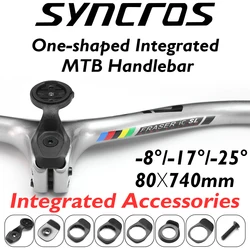 syncros Spark RC WC N1NO Limited Edition Bike -8/-17/-25 degree One-shaped Integrated Handlebar Carbon Fiber MTB Bicycle Parts