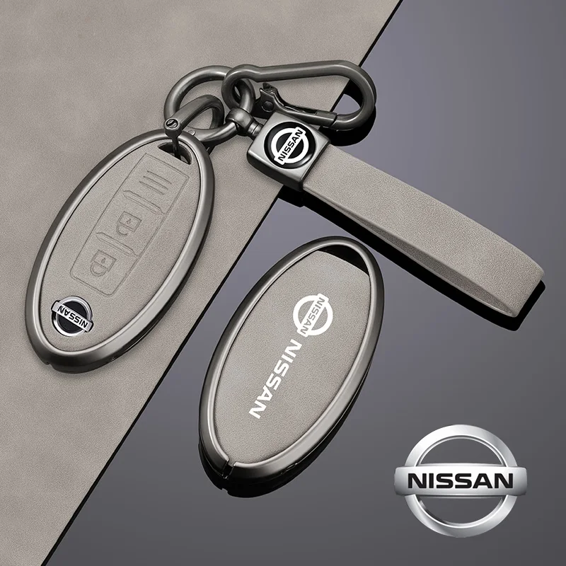 Zinc Alloy Car Key Case Full Cover for Nissan Leaf Micra Qashqai J11 J10 X Trail T32 Versa Note Patrol Key Fob Cover Accessories