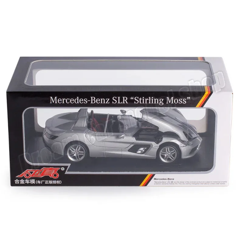 1:24 1:32 Mercedes SLR McLaren Alloy Car Model Children\'s Toys Living Room Decoration Collection Diecast Model Car Holiday Gift