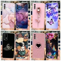 Case For Xiaomi Redmi 9T Case Redmi 9 T 4G Soft Silicon Fashion Marble Back Phone Cover For Xiaomi Redmi 9T Bumper Redmi9T Funda