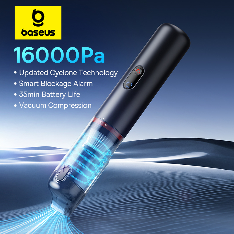  Baseus A5 16000Pa Wireless Car Vacuum Cleaner Powerful Portable Handheld Automotive Mini Vacuum Cleaner For Car Home PC Machine 