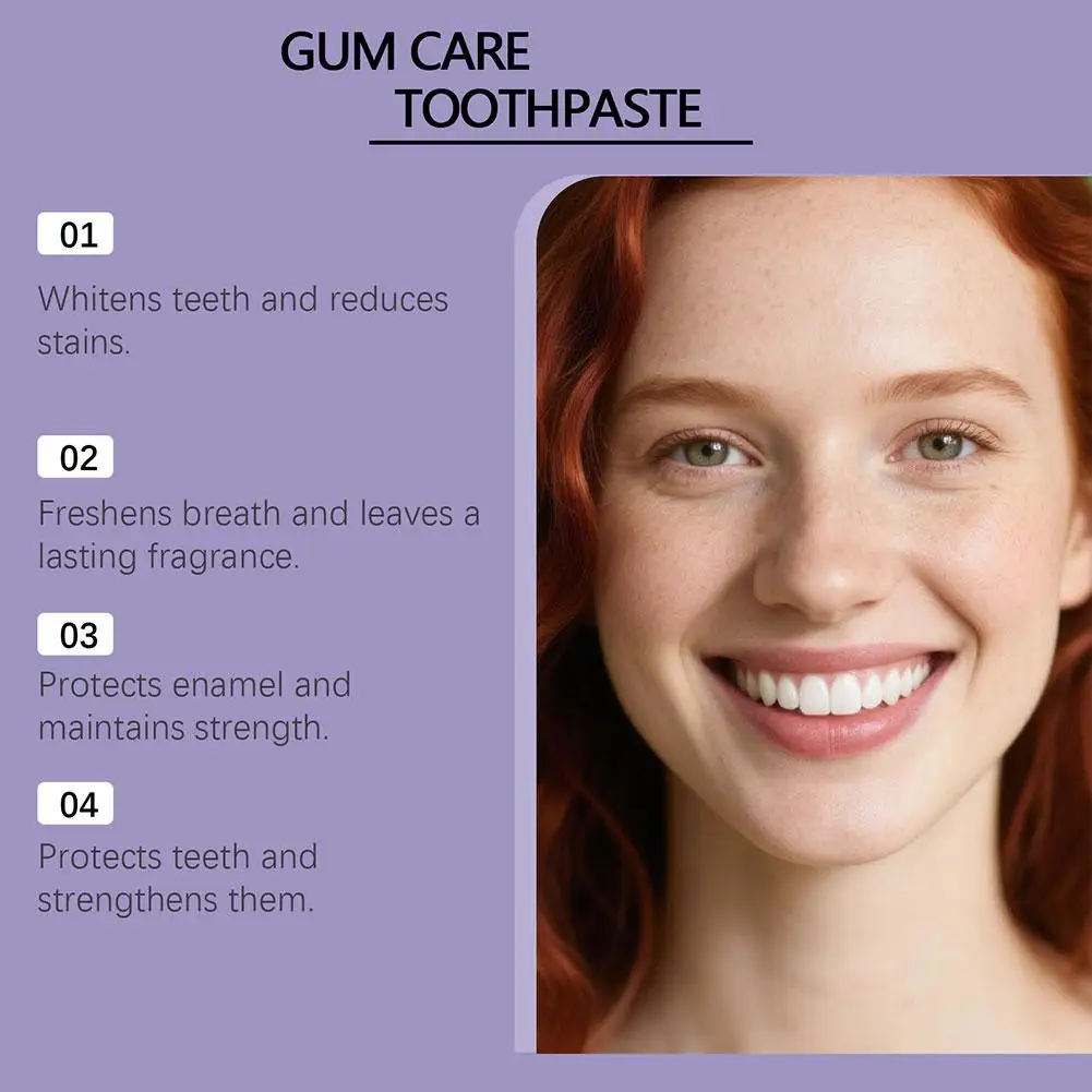 المينا لحماية اللثة من التنفس المنعش للتنظيف اليومي معجون أسنان للعناية بالفم معجون أسنان عطري يدوم طويلاً #6