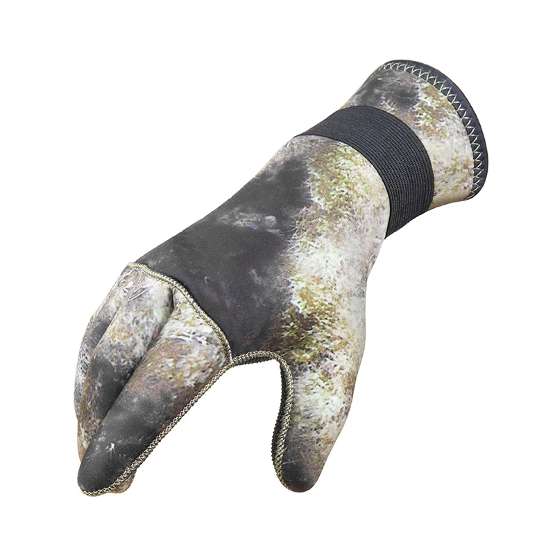 Camo Diving gloves 3mm neoprne with buckle belt spearfishing gloves for scuba diving Snorkeling fishing Water Sport Gloves