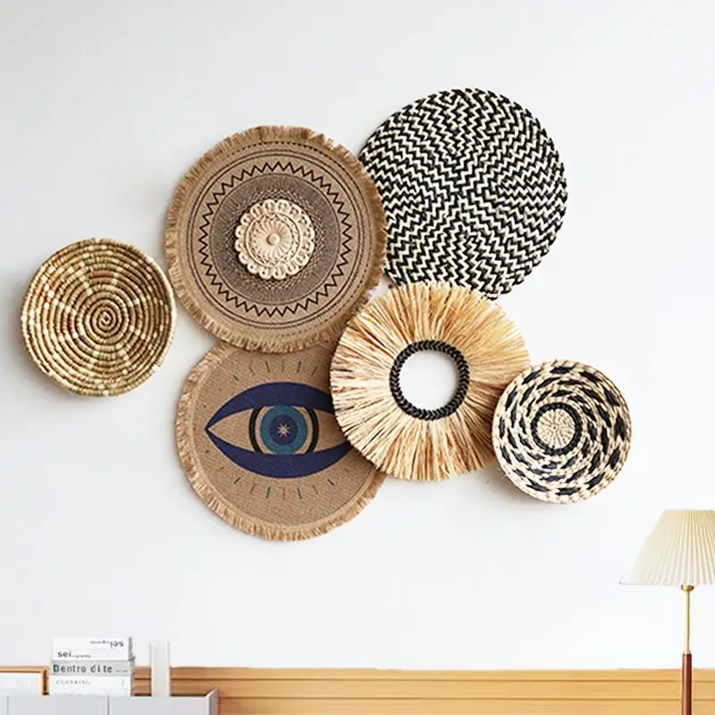 Harajuku B & B hand-woven wall pendants, rental room soft decoration