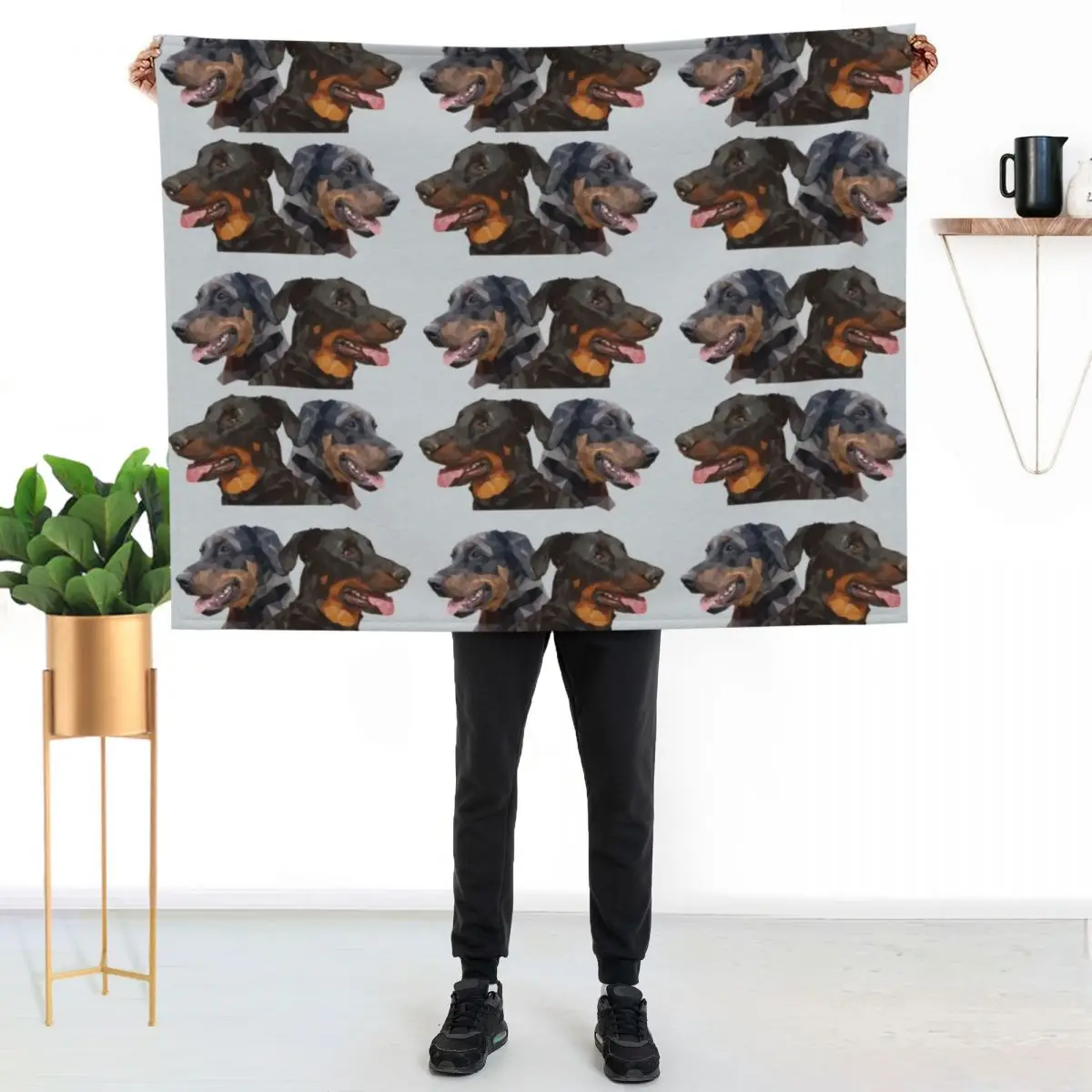 

Beaucerons Throw Blanket Soft Cozy Blanket for Pet Kids Adults