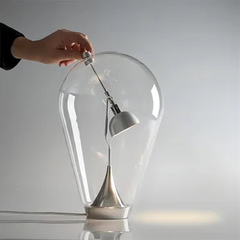 Lampe LED en verre pour salon, design nordique, moderne et créatif, réglage magnétique, chambre à coucher, Table d'étude