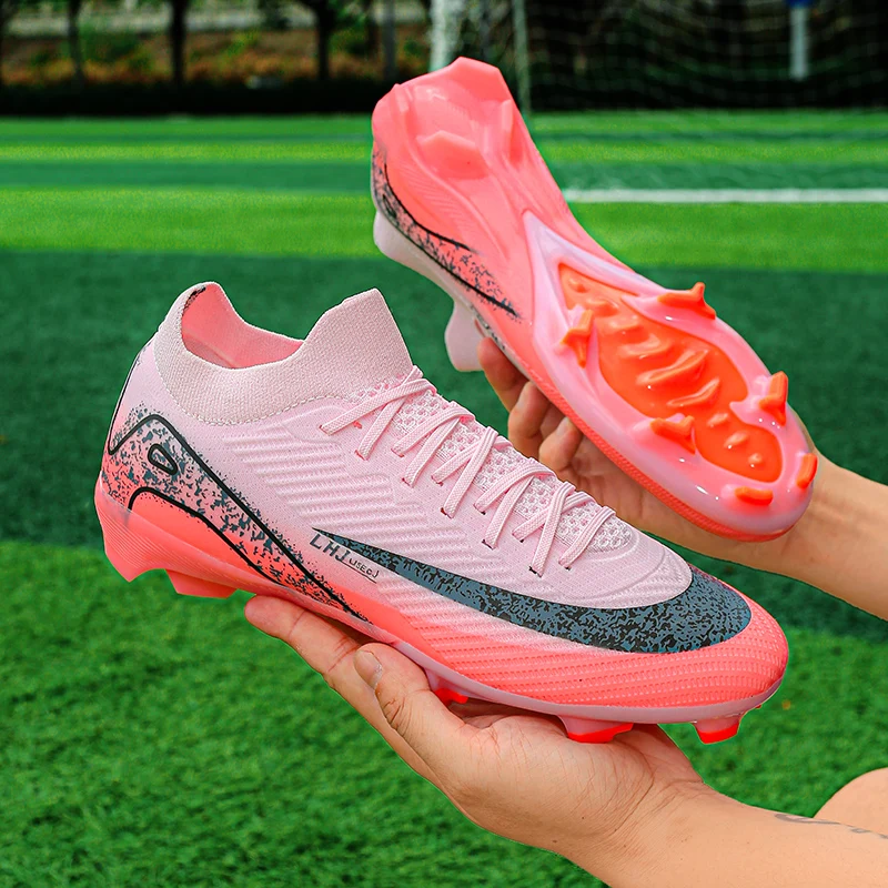 

New Men's Soccer Shoes Cleats Wholesale Sneakers Non-Slip Football Boots Training FG Top Quality Drop Shipping Unisex Adult