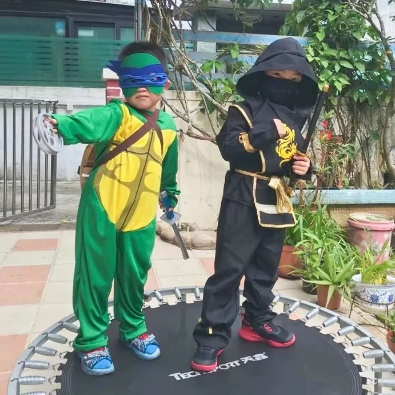 Disfraz de Cosplay de Tortugas Ninja mutantes adolescentes de Anime para niños, disfraz de actuación de mascarada, Vice Donatello, regalos de Navidad y Halloween