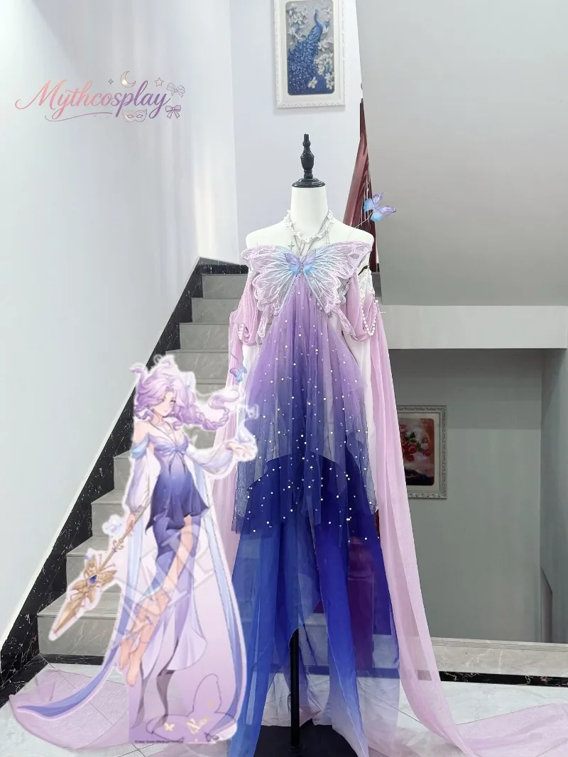 Grace Cosplay Costume Identity V Naiad Grace Summer Butterfly Dream Costume Halloween Carnival Party Outfit MythCosplay