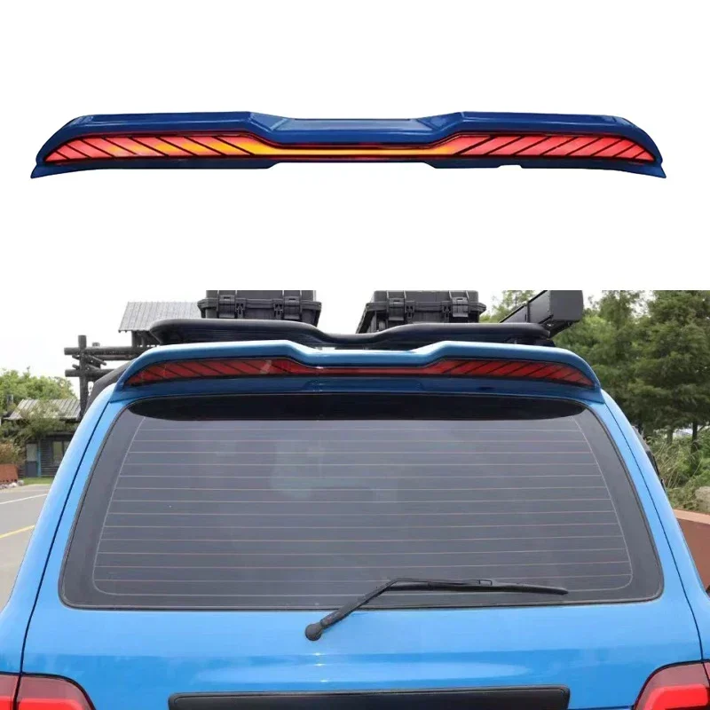 

New！ Car Rear Tail Wing Spoiler Fit for Toyota LC100 1990-1998 Modified Car Rear Spoiler Fixed Wing Car Exterior Off-road Access