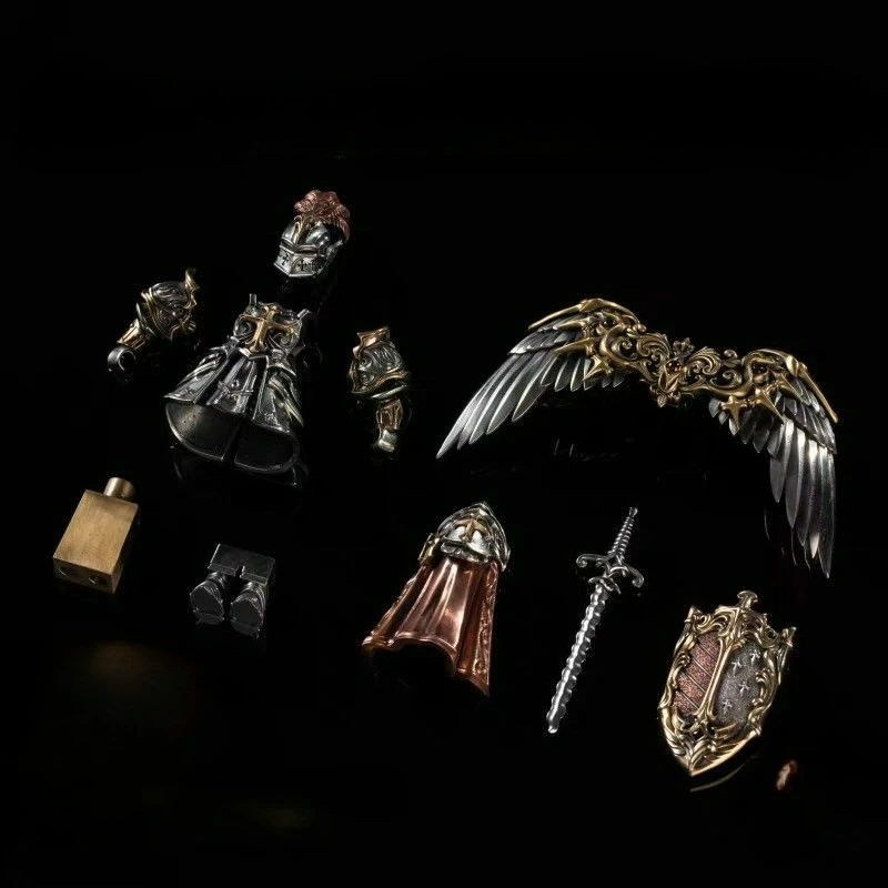 Paladin Magnetic Detachable Metal Figurine Desktop Decoration Copper Pendant Handle Figurine small gifts and souvenirs - Image 4