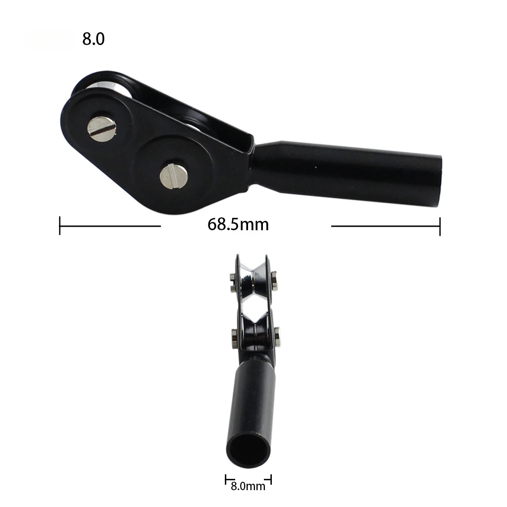 10 teile/satz Angelrute Spitze Guide Roller, Top Ring Pulley Für Meer Boote Angeln Doppel Pulley Draht Ring Angeln werkzeug