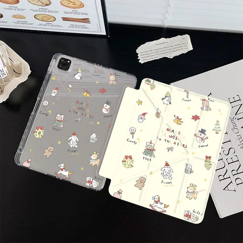 3+Y Multi-Angle Stand Cover for iPad A16 2025 11th Air11/13 iPad10.2 7/8/9th 4/5 10.9 IPad Mini6 8.3 air3 10.5 Pro 11 2020