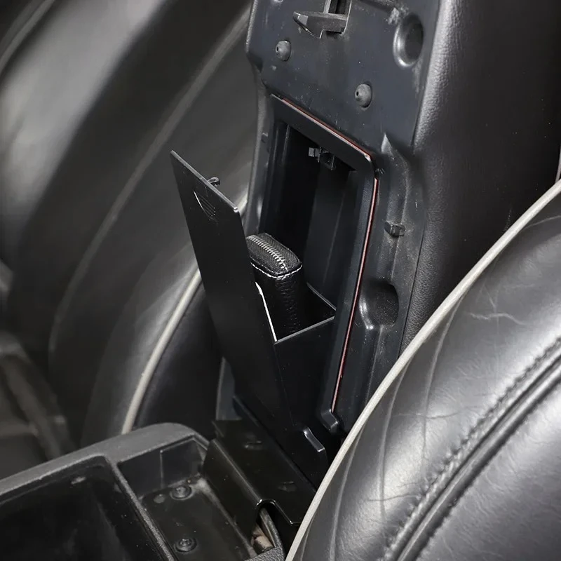 

For Hummer H3 2005-2009 ABS Black Car Central Control Armrest Box Hidden Storage Box Privacy Storage Box Car Accessories