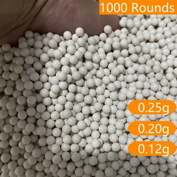 1000 colpi di palline Airsoft BB 6mm 0,25g/0,2g/0,12g Paintb...