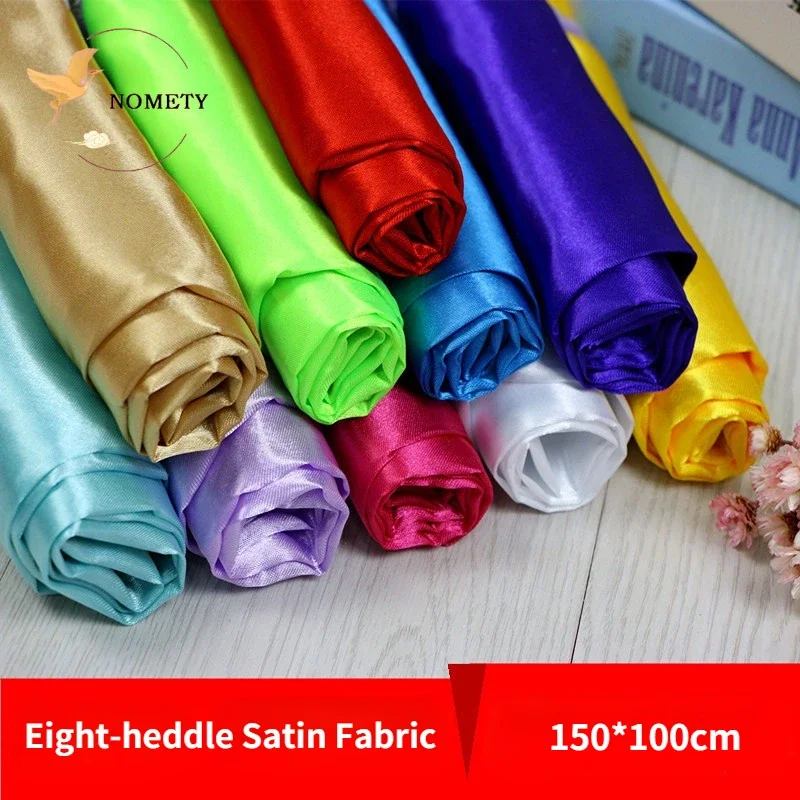 Satin stoff mit acht Hecken, seidiger Charme use Satin, für Geschenk box Futter Hintergrund Stoff hand gefertigte DIY-Accessoires, 150 * cm