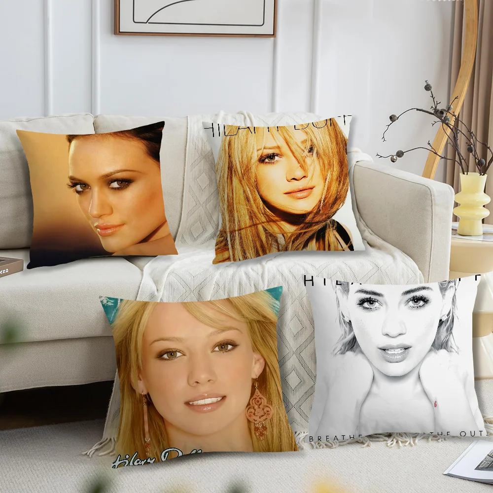 H-Hil-Ary D-Du-fF-F metamorphosis cushion cover For Pillow Printing Sofa Decoration Home Car Room Shop Office Nordic Simplicity