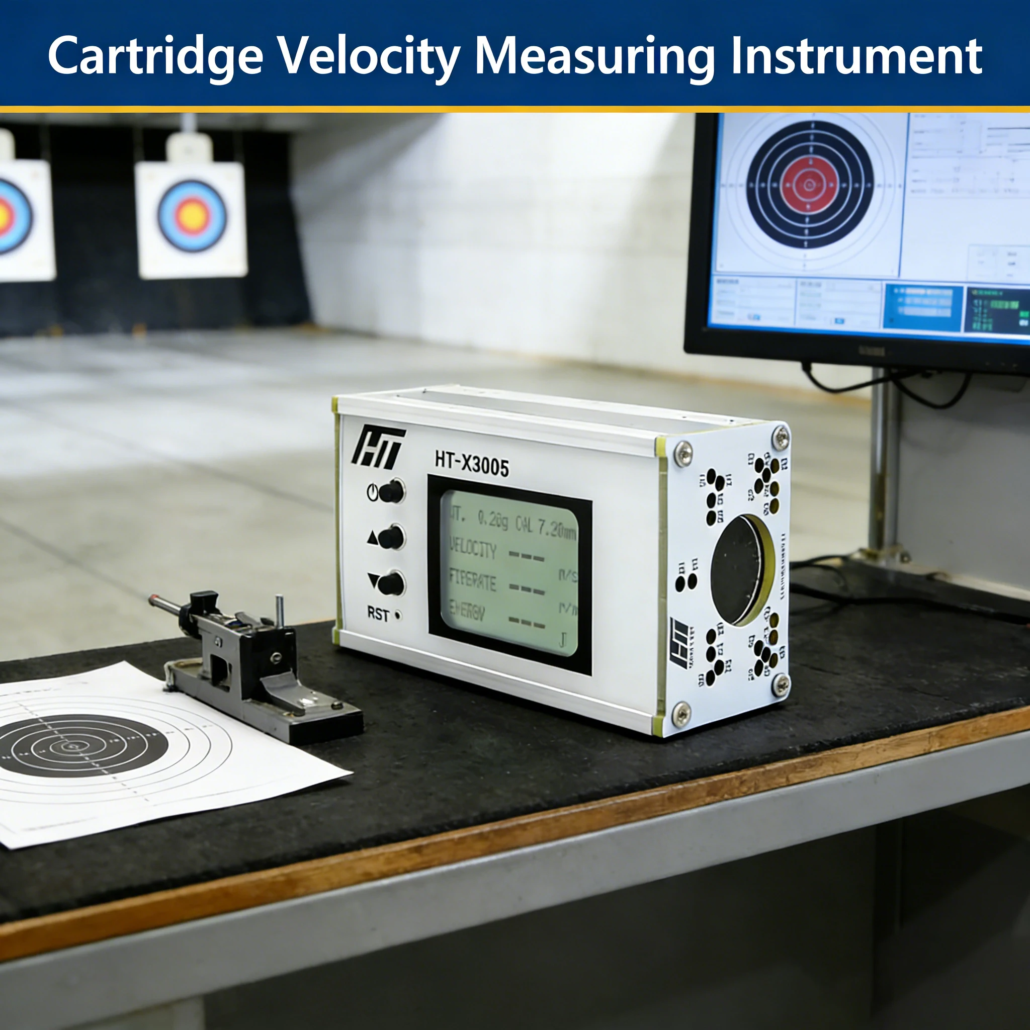 Shooting Speed Meter Ball Velocity Energy Measurement Shooting Chronograph Bullet Speed Tester with Backlight LCD