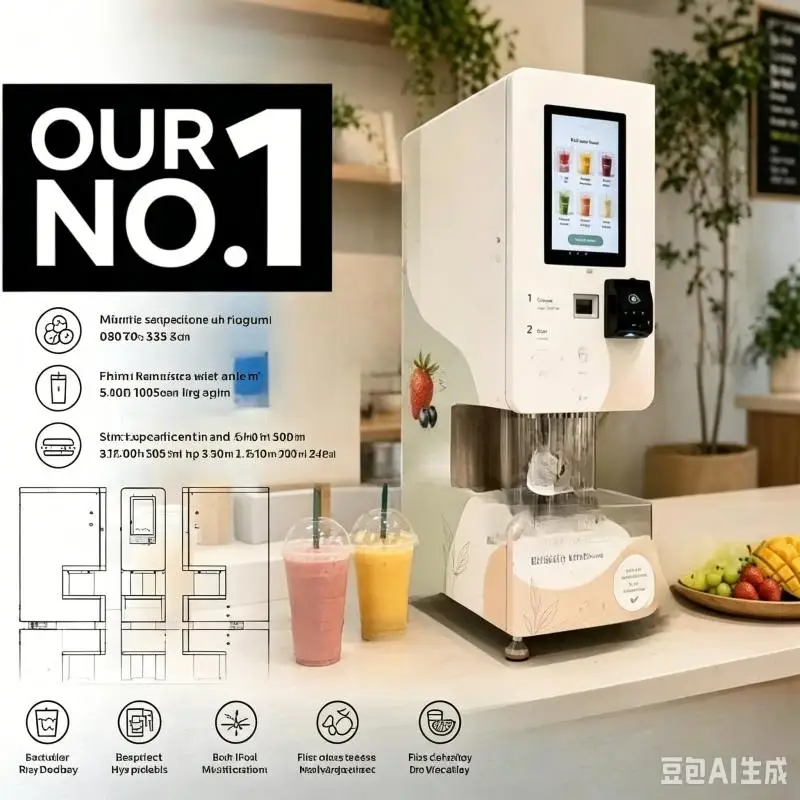 Fabricante de Máquinas Expendedoras Smart Blenda, Máquina Expendedora de Smoothies de Frutas Frescas, Máquina Expendedora de Smoothies Personalizada
