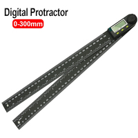 200mm 12'' 300mm Digital Angle Ruler Electronic Angle Meter Electronic Protractor Goniometer Digital Angle Gauge