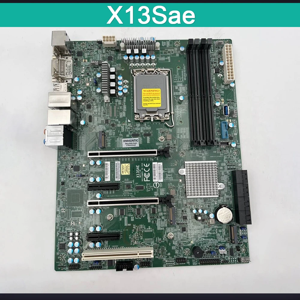 For Supermicro Workstation Motherboard W680 Chip Support 12th Gen For Core DDR5 Memory PCI-E5.0 X13Sae