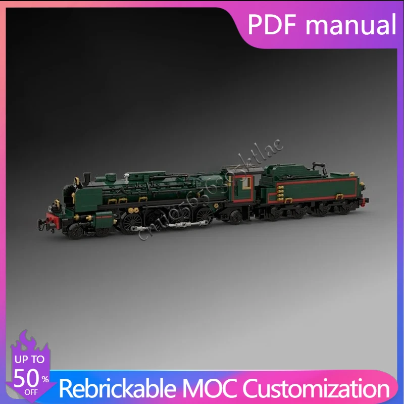 

1386PCS MOC Transporter EST Serie 13 Orient Express Locomotive Train Model Building Blocks Stacking Bricks Creative Educational