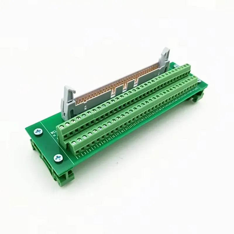 IDC64 DIN 2x32 pin 0.1 inch male terminal block, terminal block, connector