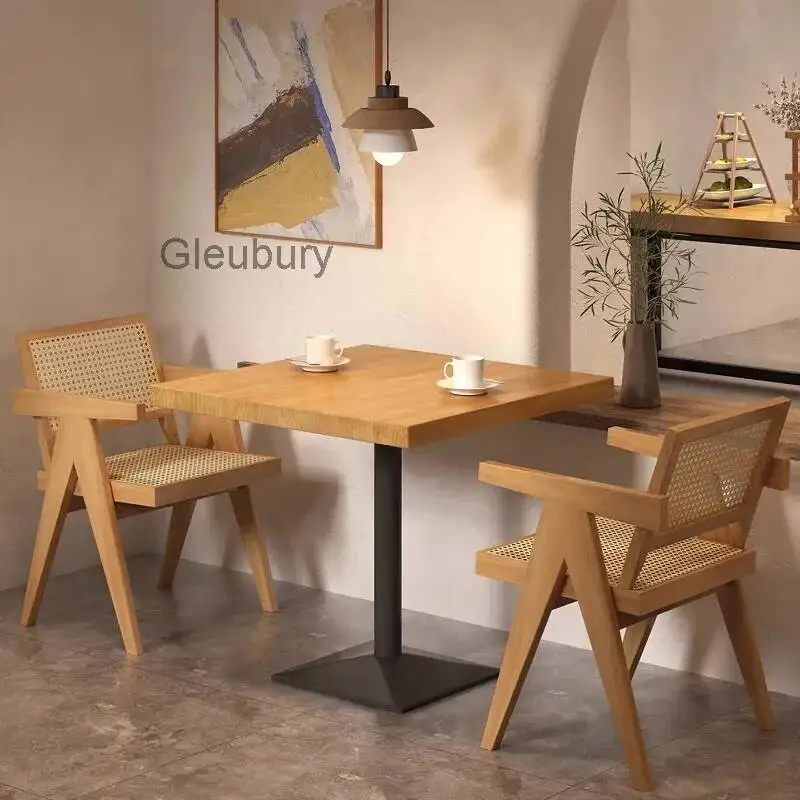 Leisure Restaurant Café Tables Beverage Shop Advanced Villa Office Café Tables Luxury Balcony Furniture Salontafel Ls40kfz
