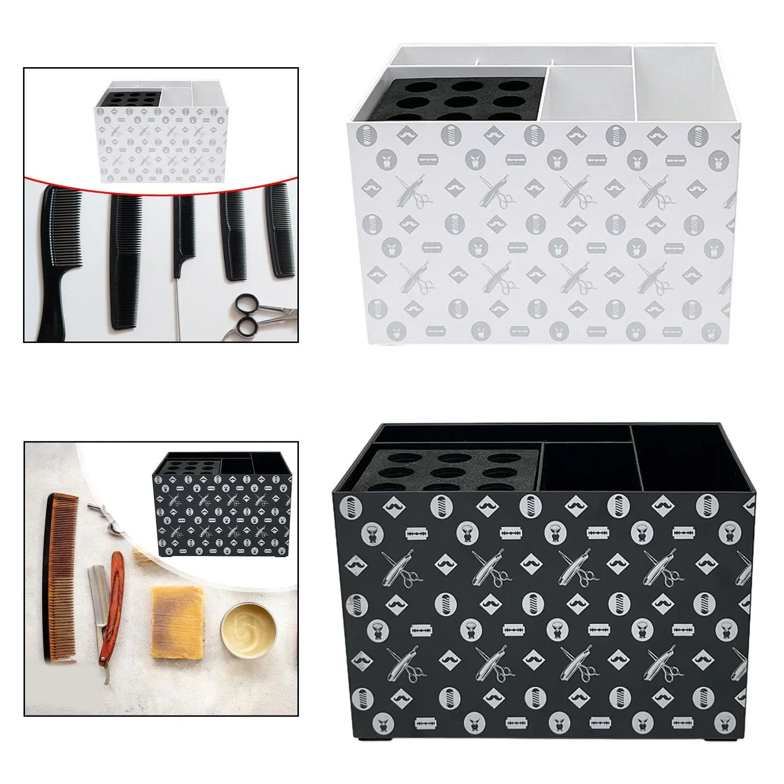 

Держатель для салонных ножниц, органайзер для парикмахерских, держатель для парикмахерских ножниц, ножницы для парикмахера, подставка для зажимов, щетки