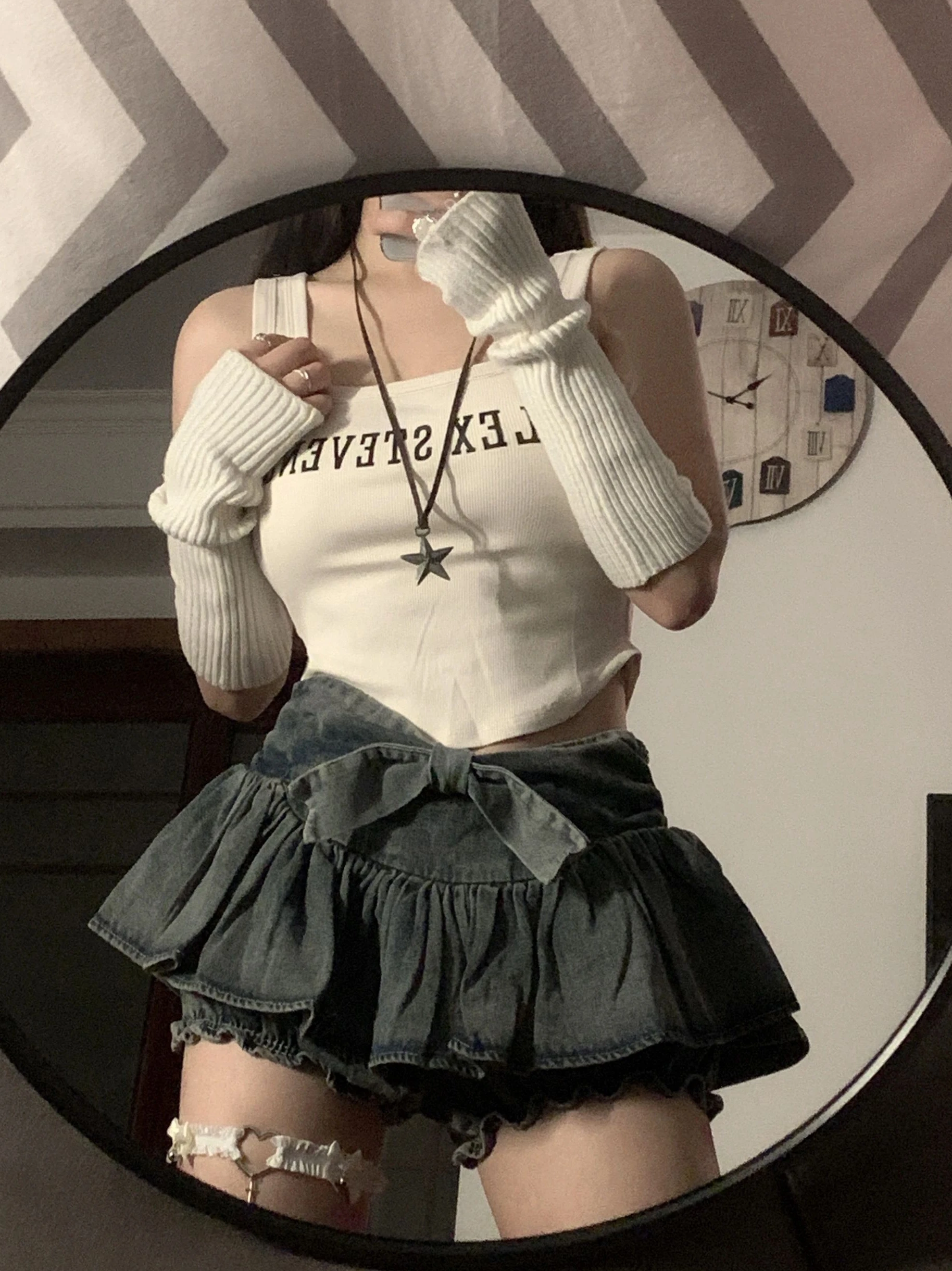 Women's A-line Cargo Skirt Vintage 90s Aesthetic Y2k Mini Skirt Harajuku Korean Streetwear Wasteland Skirt 2000s Clothes Summer