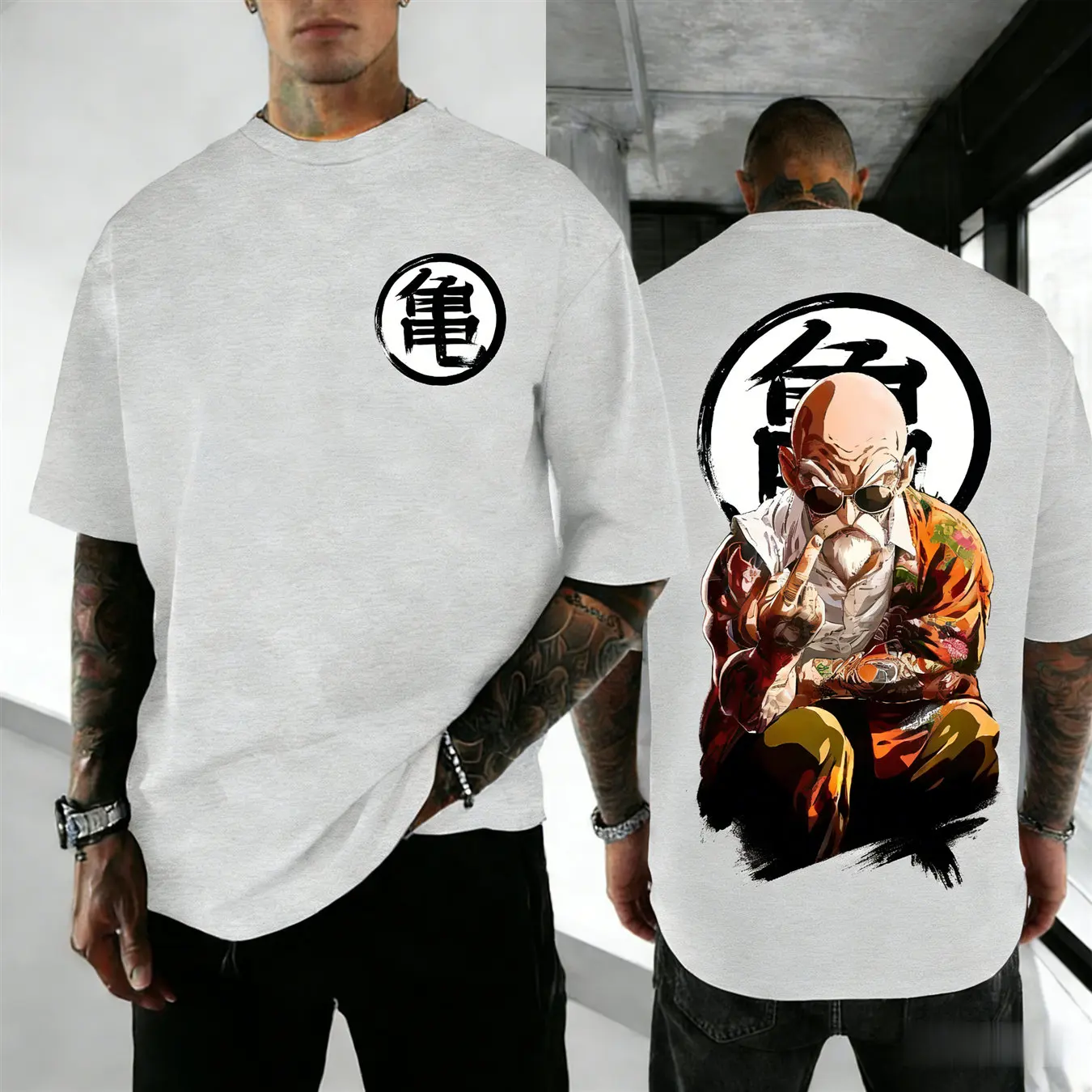 Master Rossi-Camiseta informal Retro para hombre, estilo Harajuku, Dragon Ball de verano, secado rápido y transpirable, modelo Y2K para padres e hijos