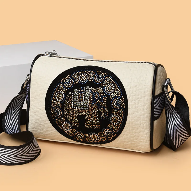 

Стильная женская сумка через плечо с ромбовидным узором, модная сумка на плечо, универсальная маленькая квадратная сумка для повседневного использования